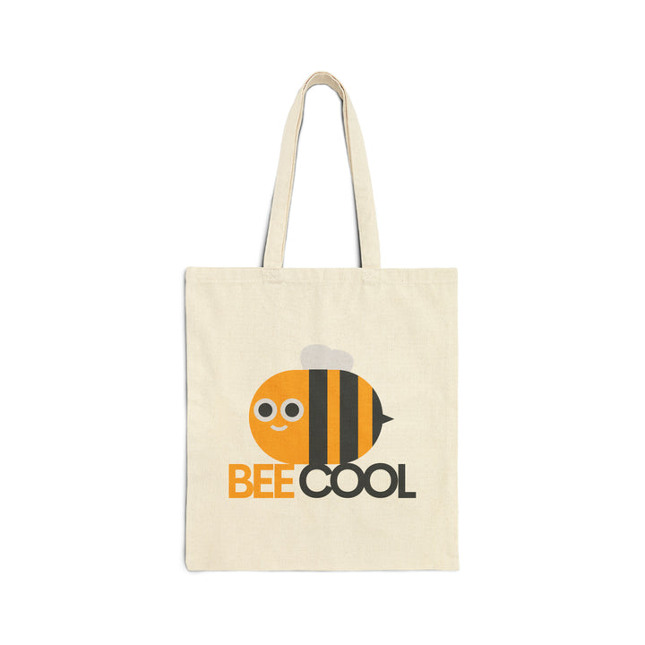 Bee Cool Cotton Canvas Tote Bag