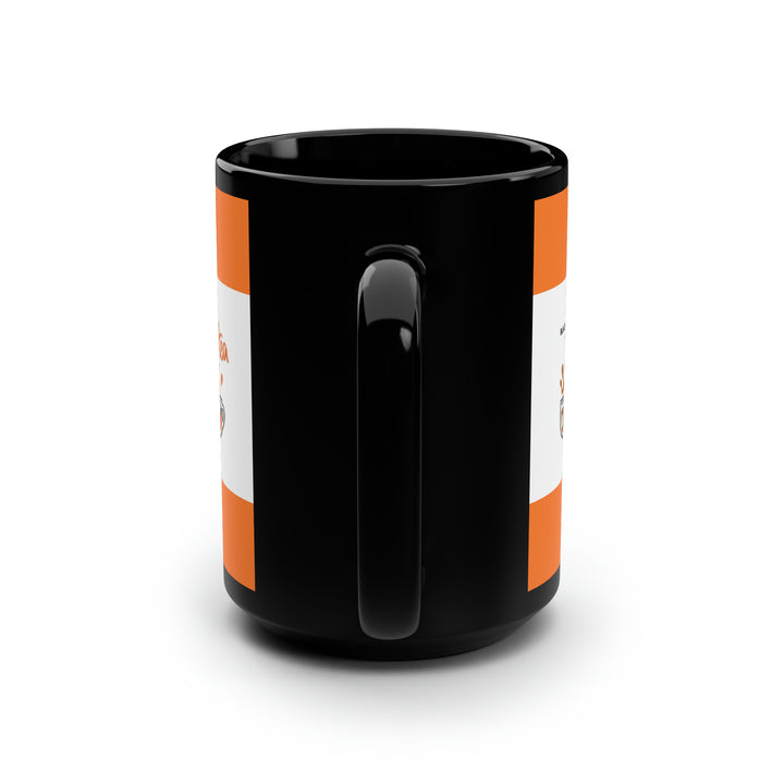 Tea Tea Tea Tea Black Mug, 15oz