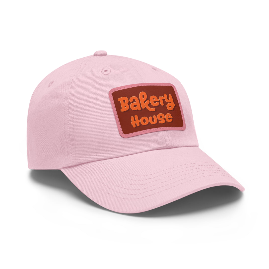 Bakery House Dad Hat with Leather Patch (Rectangle)
