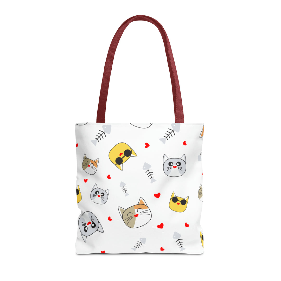 Cat Face Tote Bag (AOP)