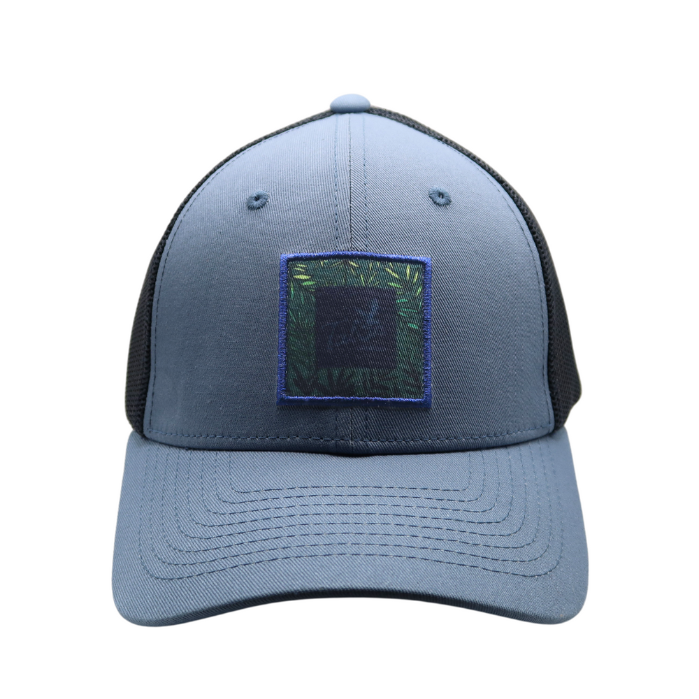 Fern Blue Trucker Hat Photo.