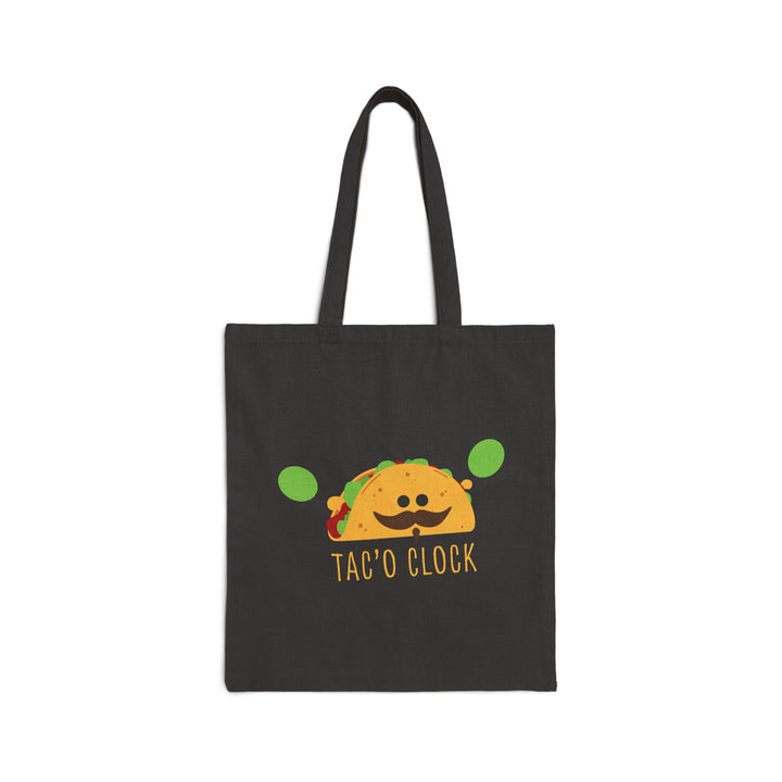 Taco O' Clock Cotton Canvas Tote Bag