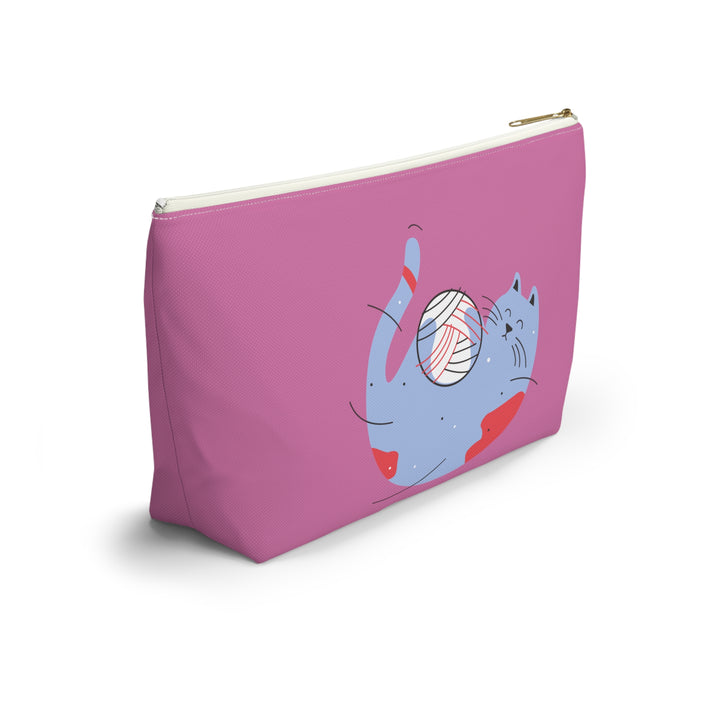 Kitty Yarn Accessory Pouch w T-bottom