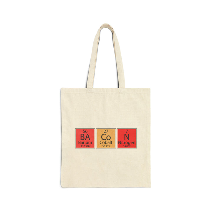 Bacon Cotton Canvas Tote Bag