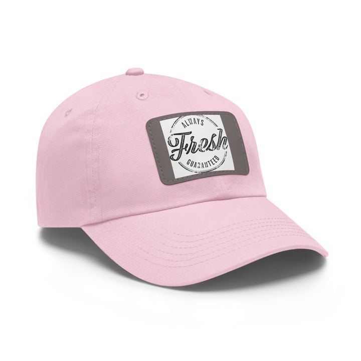 Always Fresh Dad Hat with Leather Patch (Rectangle)