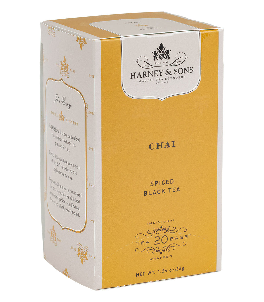 Chai Tea Box of 20 Premium Teabags