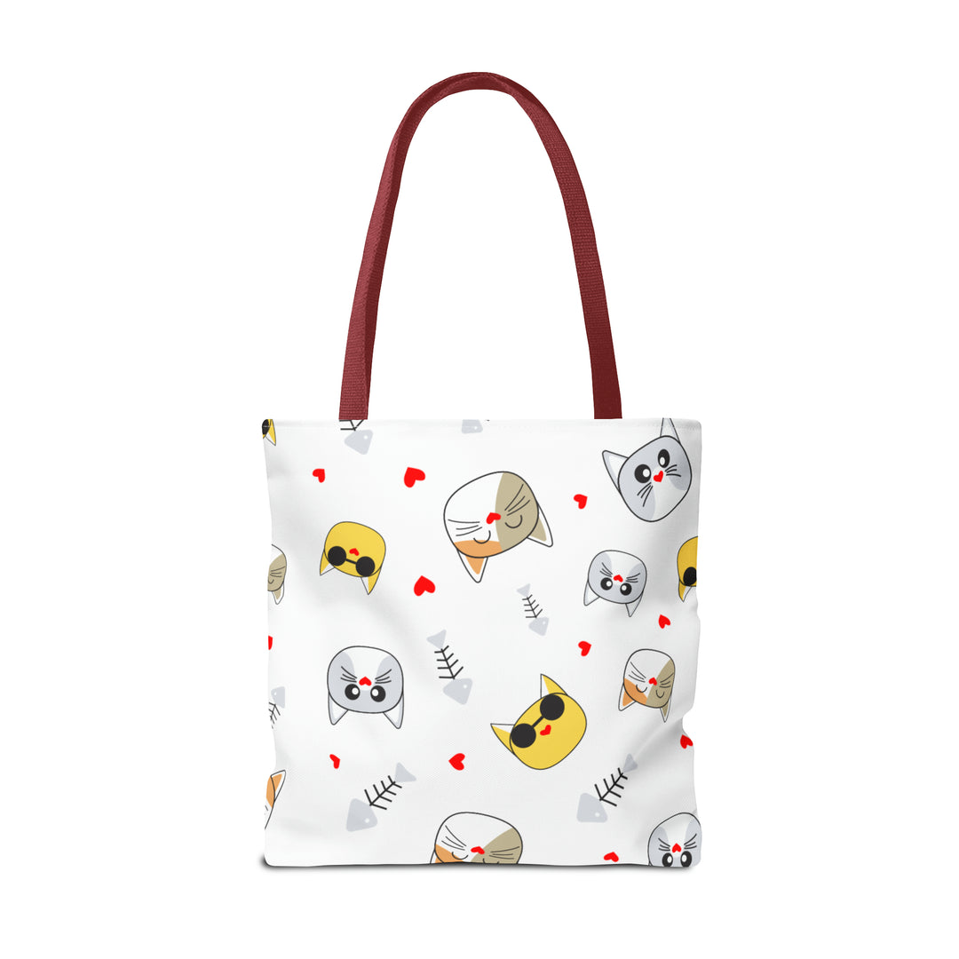 Cat Face Tote Bag (AOP)