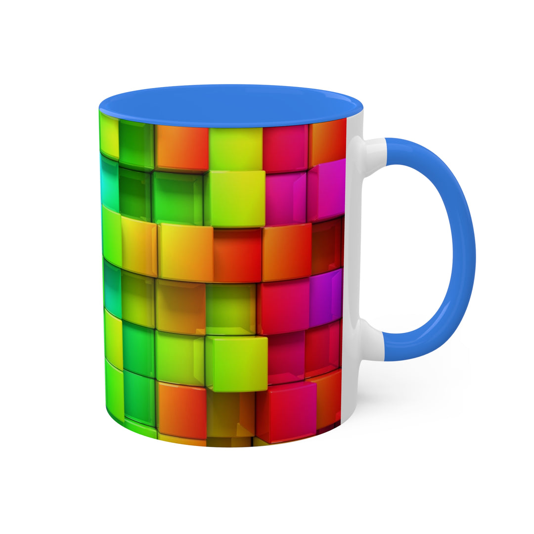 Rainbow of Colorful Boxes Colorful Mugs, 11oz