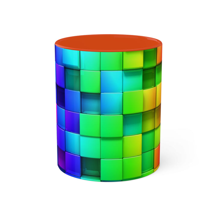 Rainbow of Colorful Boxes Colorful Mugs, 11oz