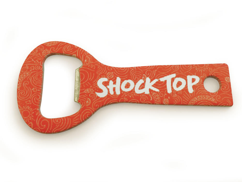 Orange Shock Top Bottle Opener Beverage Wrench Heavy Metal