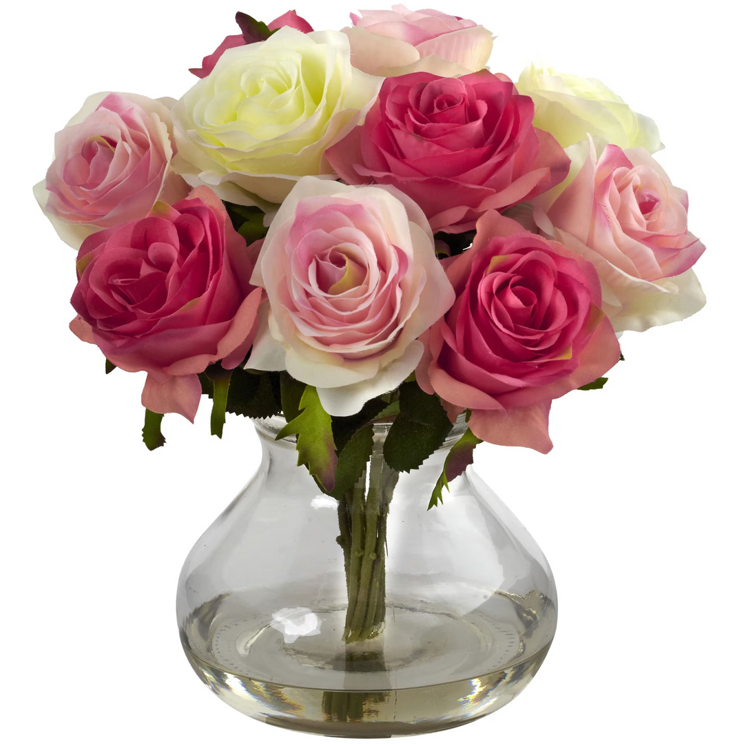 Rose Arrangement w/Vase (AP)