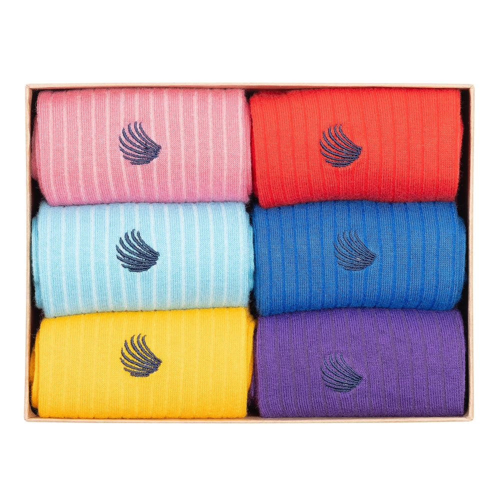 Men’s Bamboo Dress and Trouser Socks 6-Pack - 420