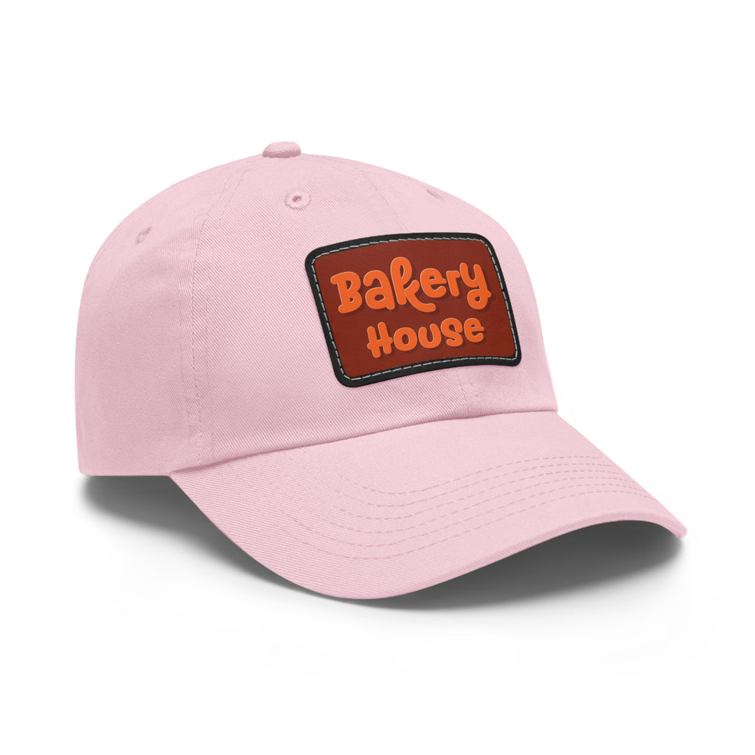 Bakery House Dad Hat with Leather Patch (Rectangle)