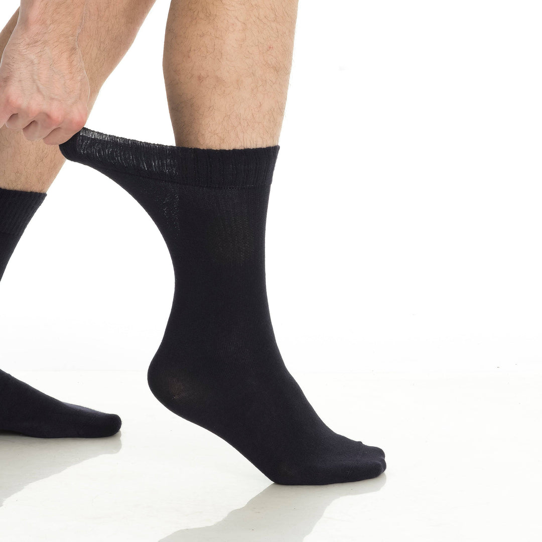 Men’s and Women’s Bamboo Diabetic Crew Socks 4-Pack