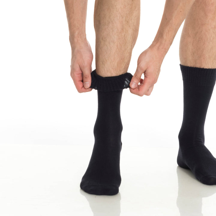 Men’s and Women’s Bamboo Diabetic Crew Socks 4-Pack