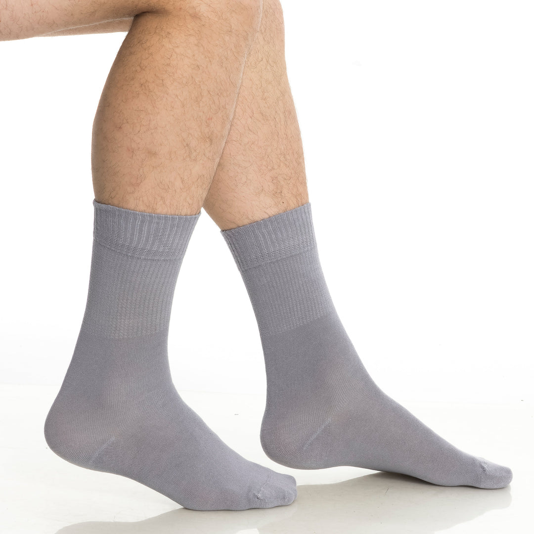 Men’s and Women’s Bamboo Diabetic Crew Socks 4-Pack