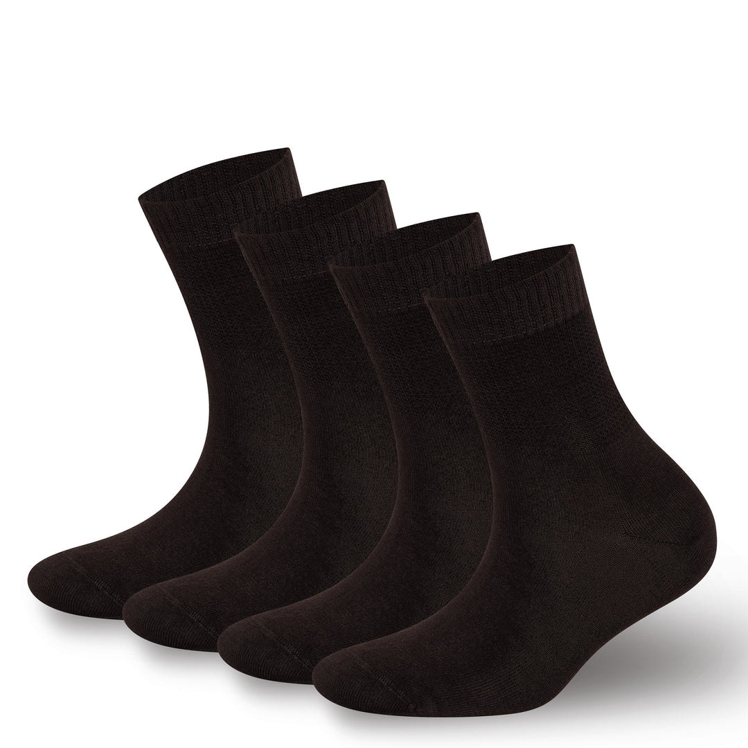 Men’s and Women’s Bamboo Diabetic Ankle Socks 4-Pack