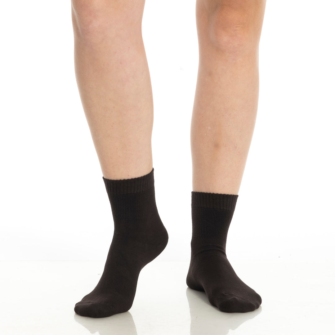 Men’s and Women’s Bamboo Diabetic Ankle Socks 4-Pack