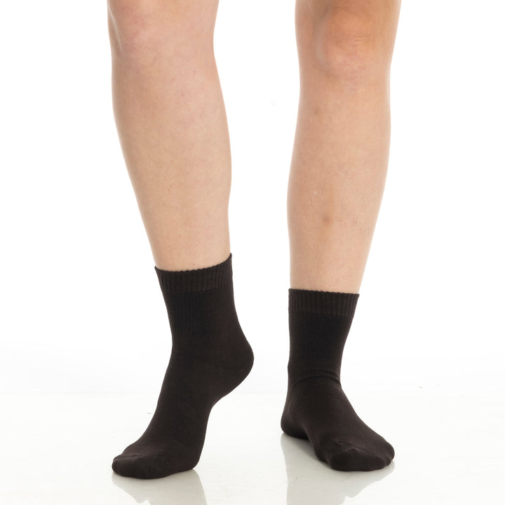 Men’s and Women’s Bamboo Diabetic Ankle Socks 4-Pack