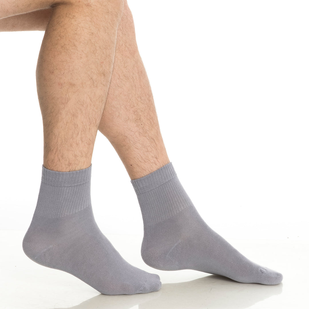 Men’s and Women’s Bamboo Diabetic Ankle Socks 4-Pack