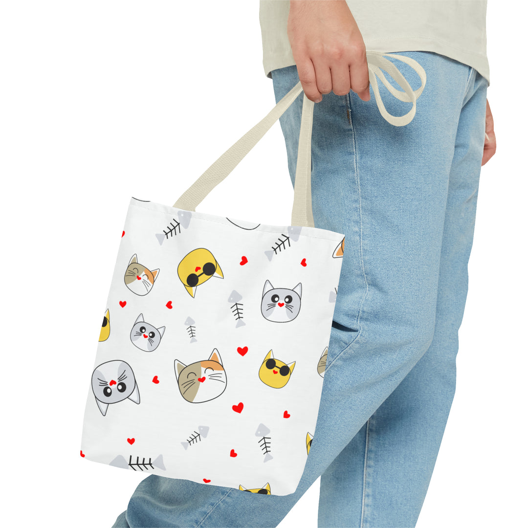 Cat Face Tote Bag (AOP)