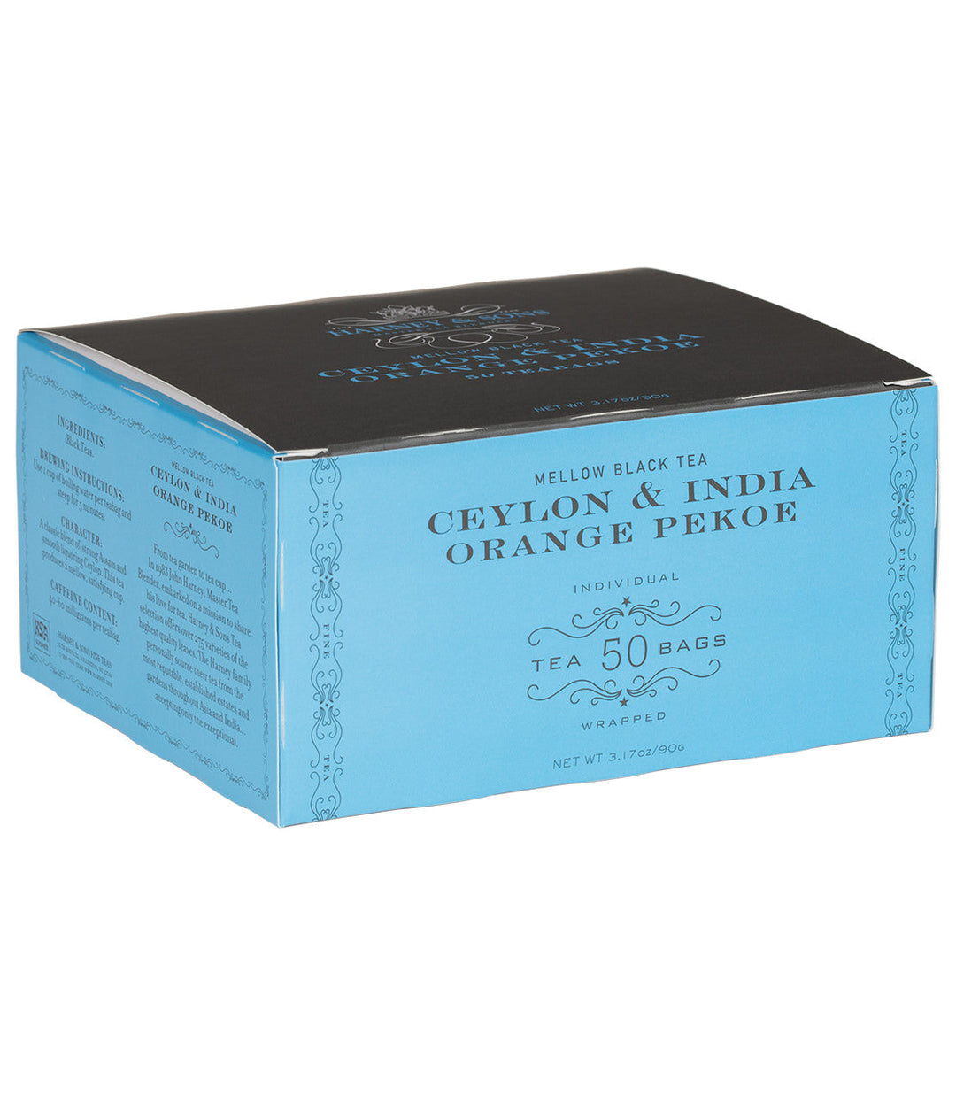 Orange Pekoe Tea, Box of 50 Wrapped Teabags