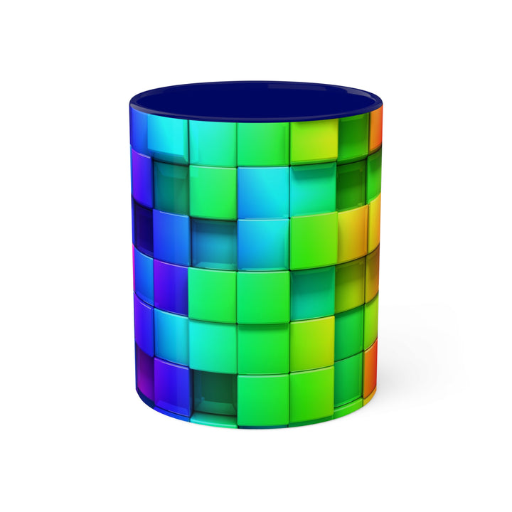 Rainbow of Colorful Boxes Colorful Mugs, 11oz