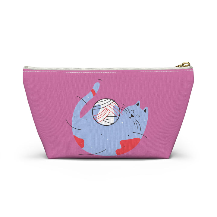 Kitty Yarn Accessory Pouch w T-bottom