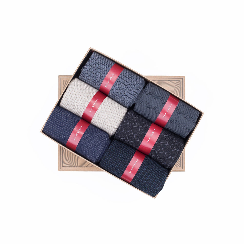 Men’s Bamboo Dress and Trouser Socks 6-Pack - 594