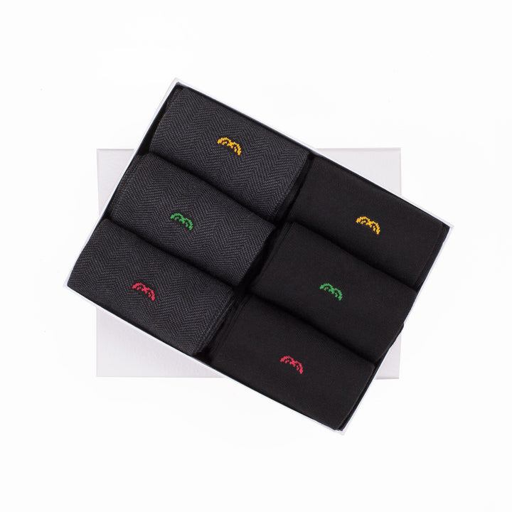 Men’s Bamboo Dress and Trouser Socks 6-Pack - 623