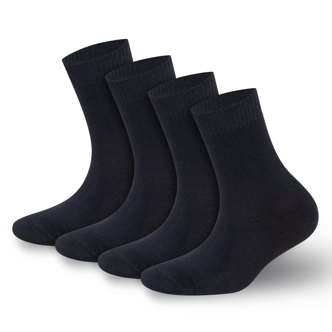 Men’s and Women’s Bamboo Diabetic Ankle Socks 4-Pack
