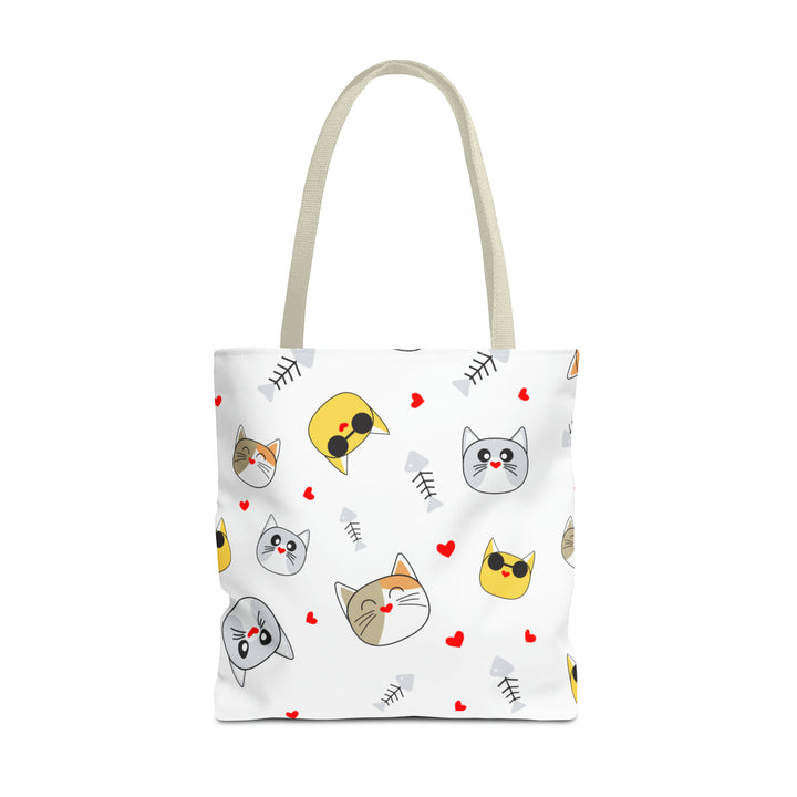 Cat Face Tote Bag (AOP)