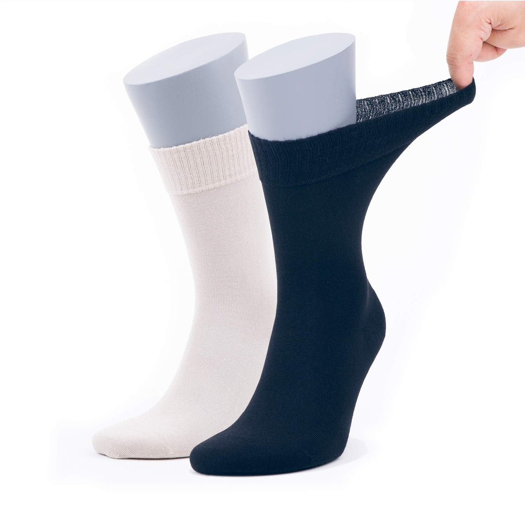 Men’s Bamboo Diabetic Socks 2-Pack - Ultra Thin