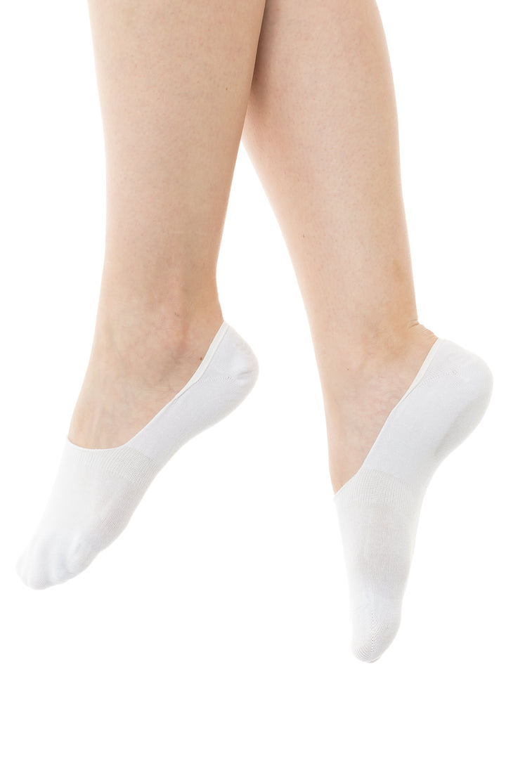 Women’s Bamboo No-Show Socks 6-Pack Invisible, Breathable, Moisture-Wicking Socks - 612