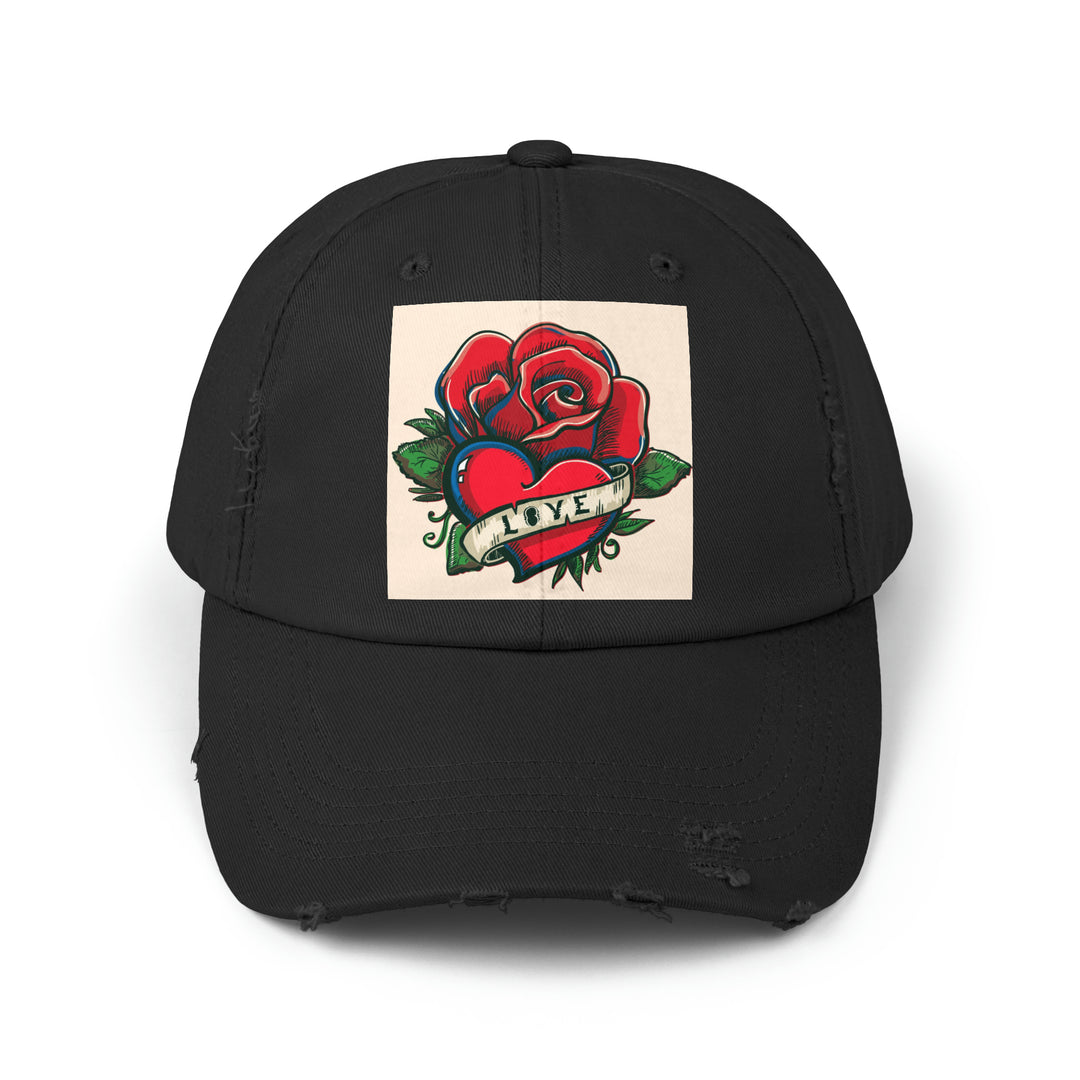 Love Unisex Distressed Cap