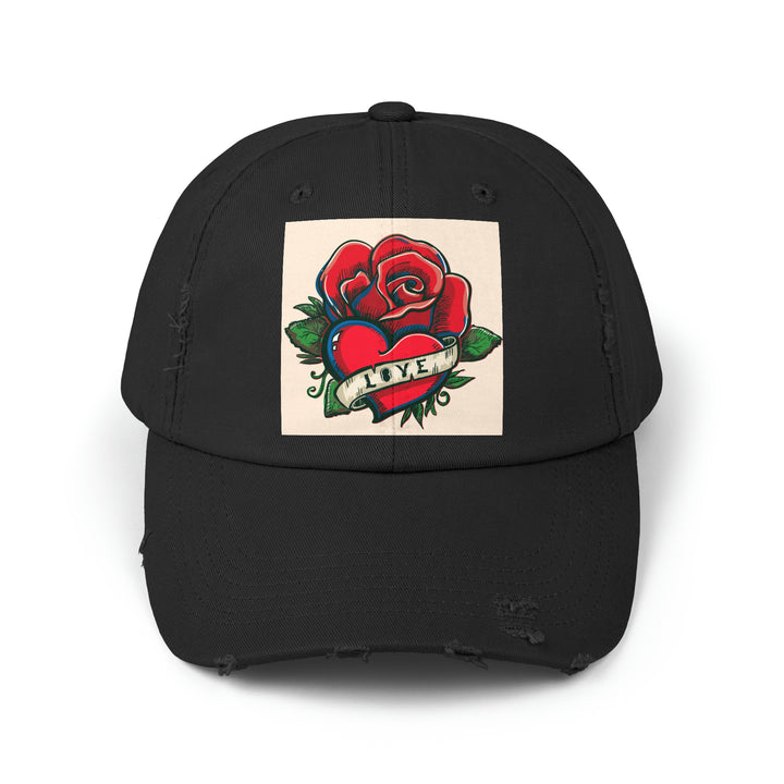 Love Unisex Distressed Cap