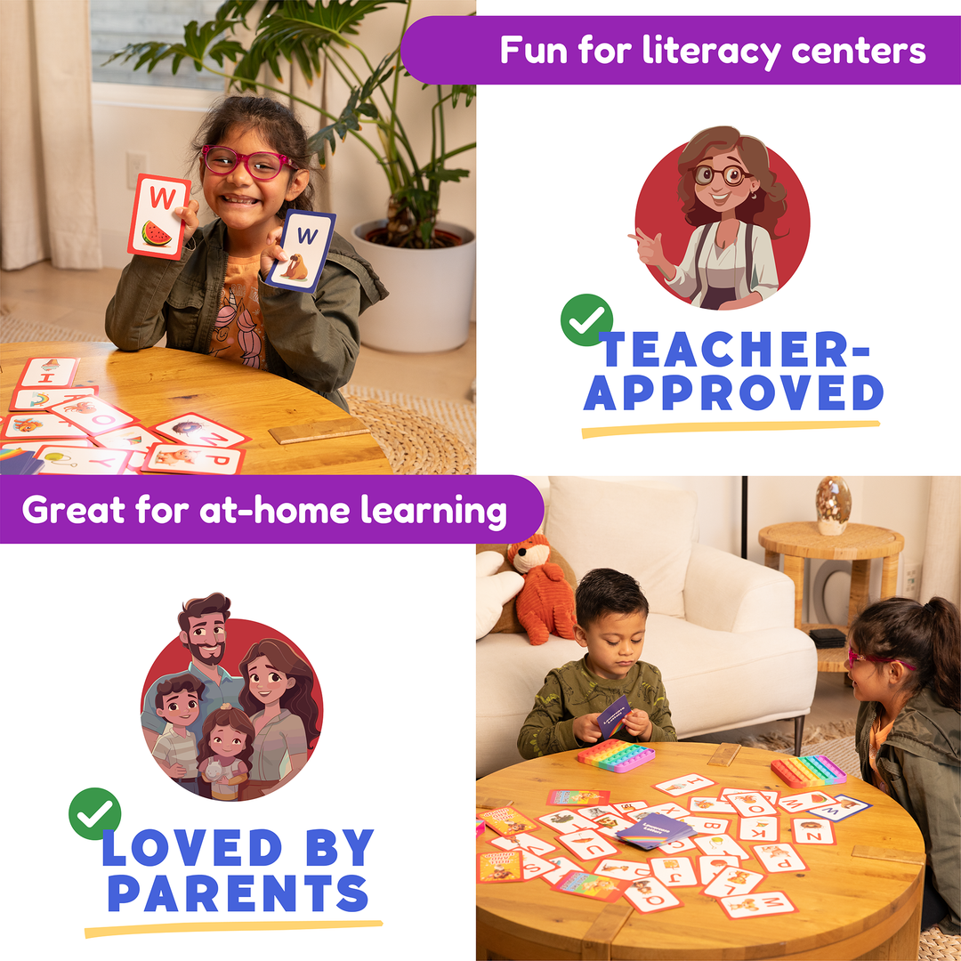 ABC Learn Uppercase and Lowercase Letters Card Pack