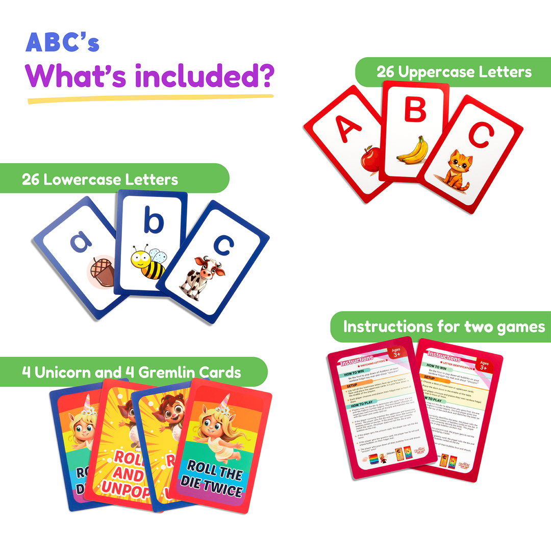 ABC Learn Uppercase and Lowercase Letters Card Pack Photos
