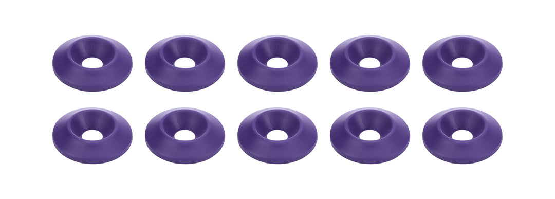 Countersunk Washer Purple 10pk