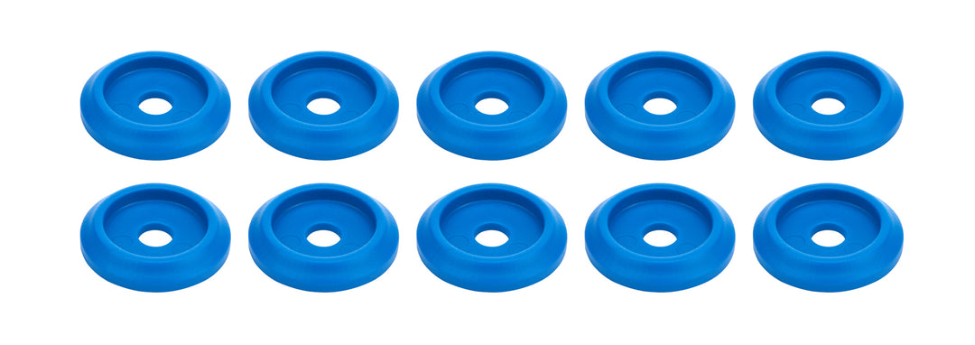 Body Bolt Washer Plastic Blue 10pk
