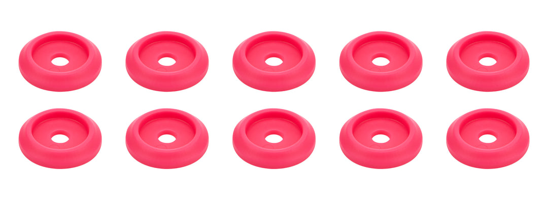 Body Bolt Washer Plastic Pink 10pk