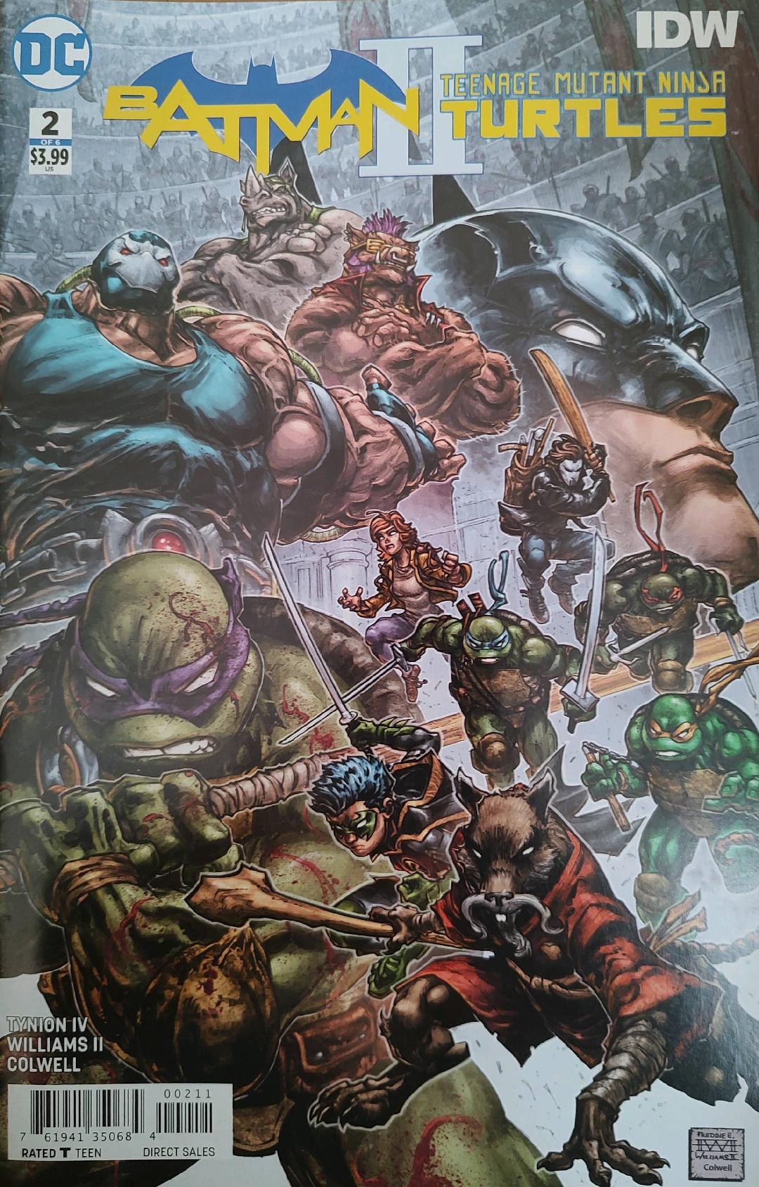 Batman II Teenage Mutant Ninja Turtles #2 Comic Book