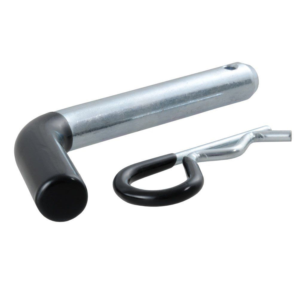 5/8in Hitch Pin and Clip Zinc w/Rubber Grip