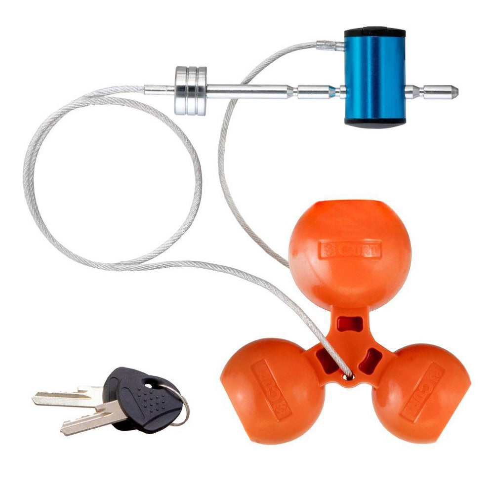 Universal Tri-Ball Trailer Coupler Lock