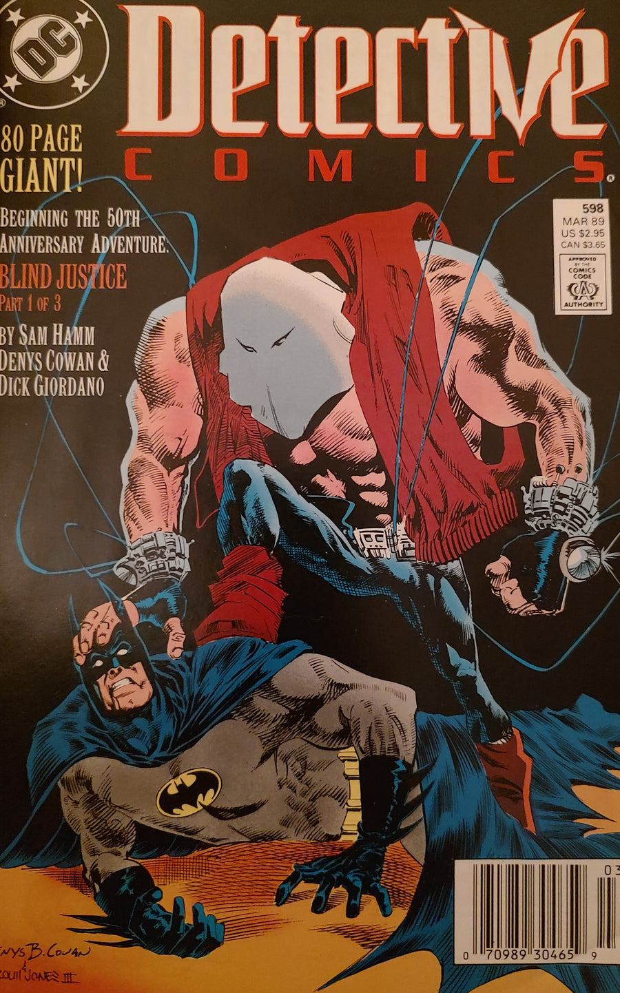 Detective Comics #598 Comic Book