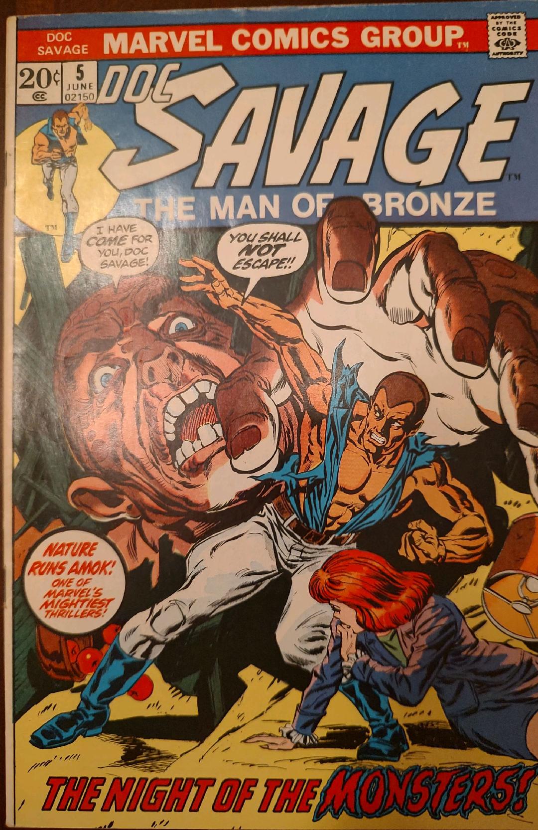 Doc Savage #5 Comic Book
