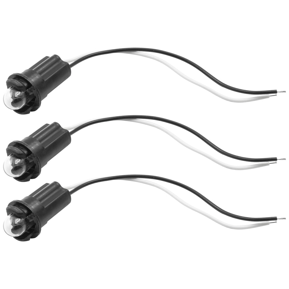 Light Bulb and Socket Assembly 3pk Push-In