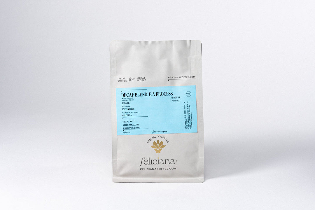 Decaf Blend: E.A process Whole Bean 12 oz. (340 gr) Coffee