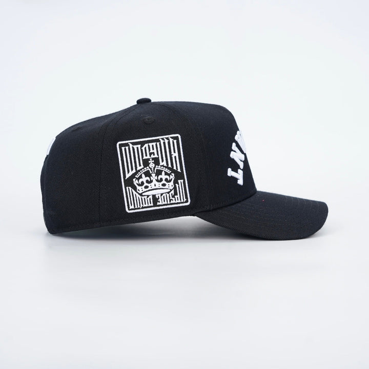 ‘SERVANT’ Premium Wool Blend SnapBack - Black/White