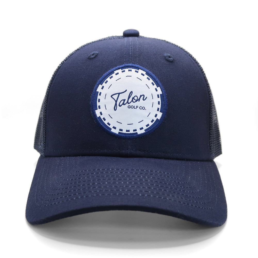 Poker Chip Navy Blue Trucker Hat Photo.